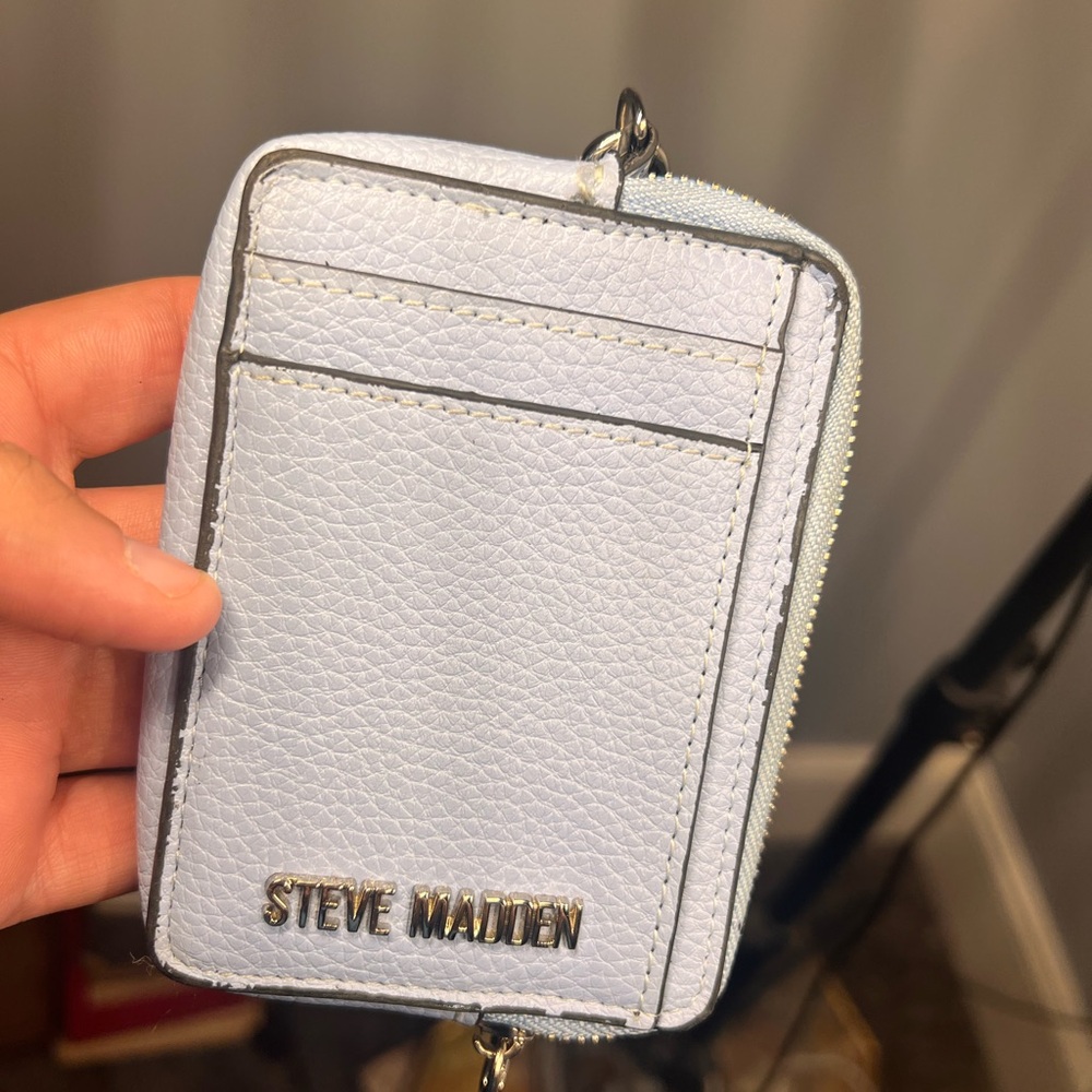 Steve Madden blue wallet